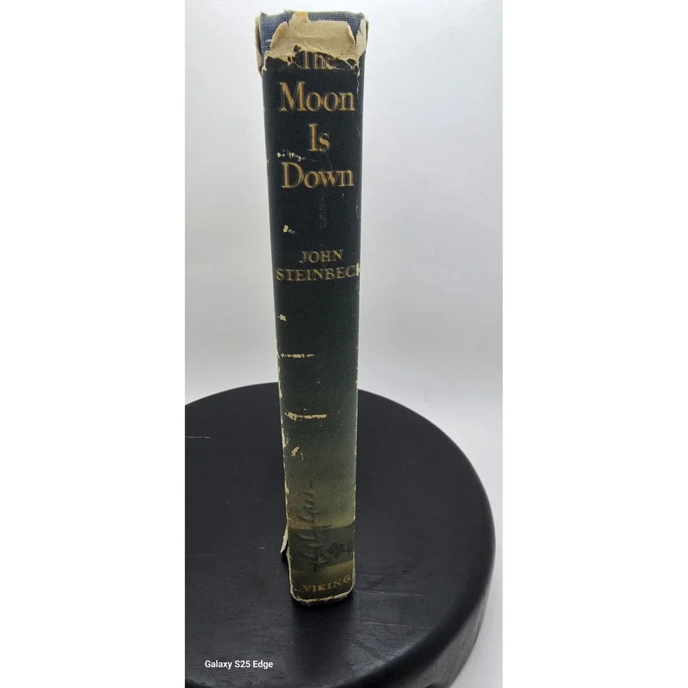 John Steinbeck The Moon Is Down 1st Edition 1942 Viking Press Dust Jacket Book